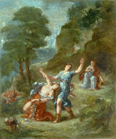 Spring by Ferdinand Victor Eugene Delacroix